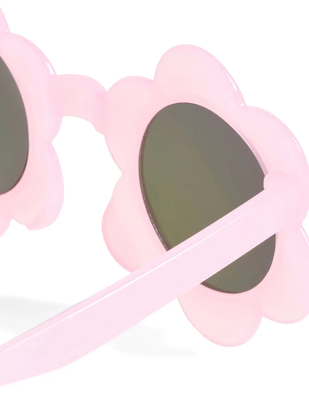 Molo Zonnebril met bloemvormig montuur Roze