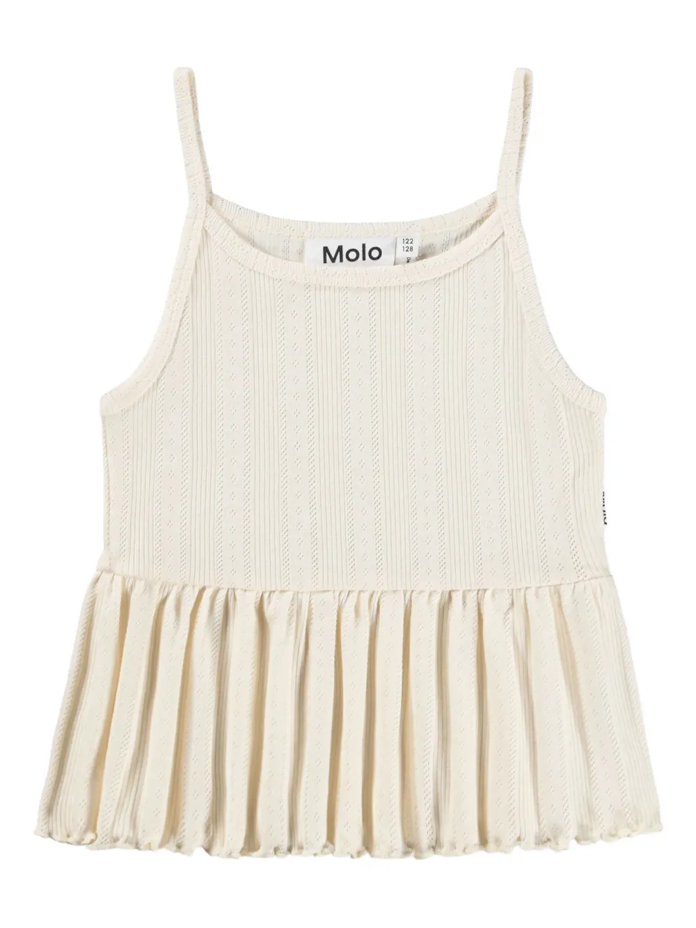 Molo Top Rany a coste con ruches - Toni neutri