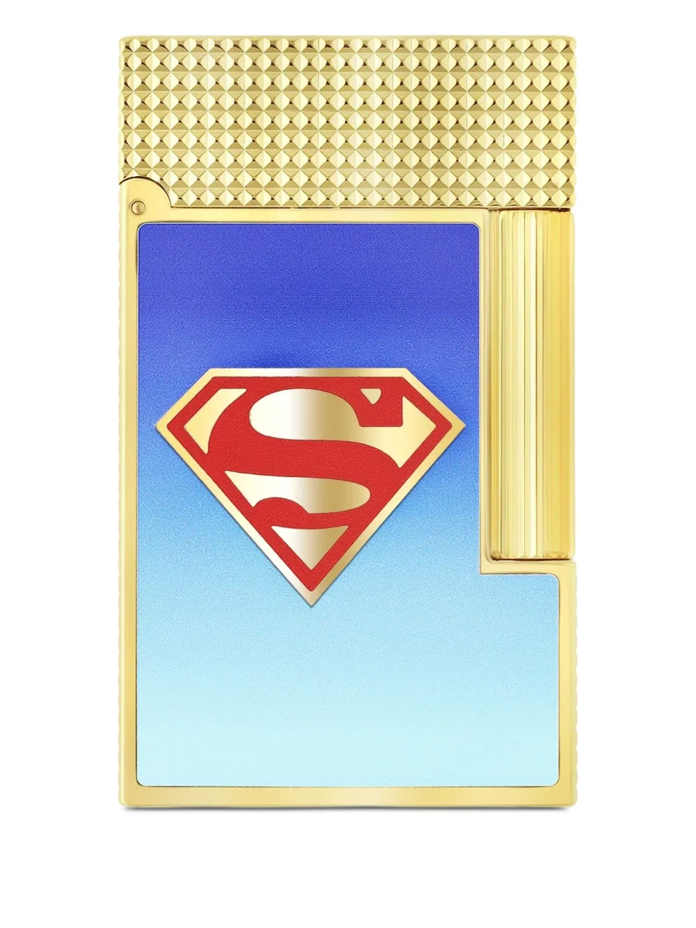 S.T. Dupont Superman embossed lighter | Gold | Image 1