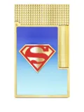 S.T. Dupont Superman embossed lighter - Gold