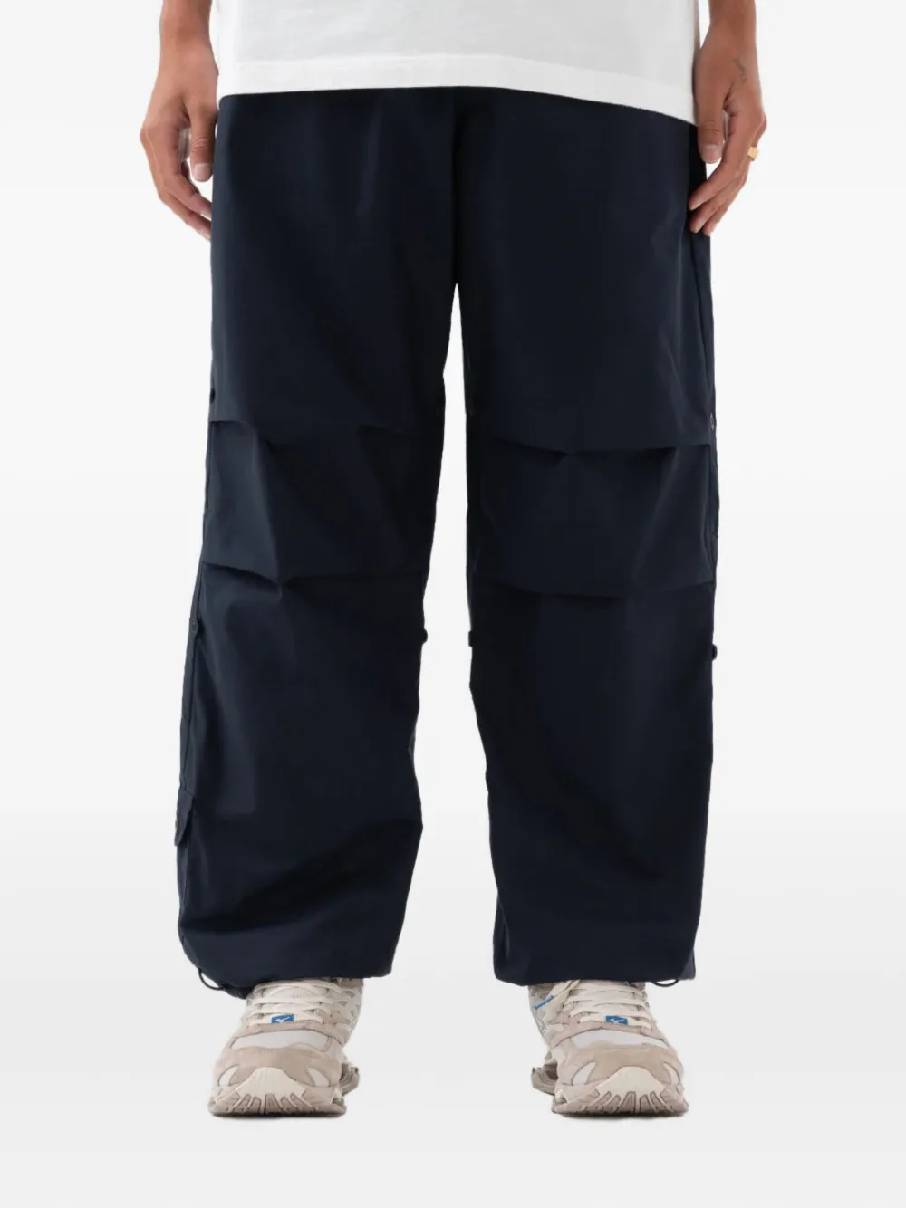 Maharishi 5304 button-fastening trousers - Blauw