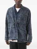 Maharishi 6242 Sashiko open-front strap shirt - Blue
