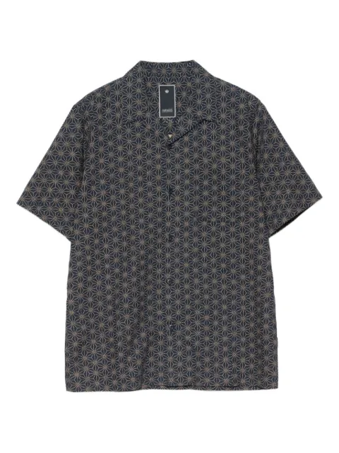 Maharishi geometric-pattern short-sleeve shirt
