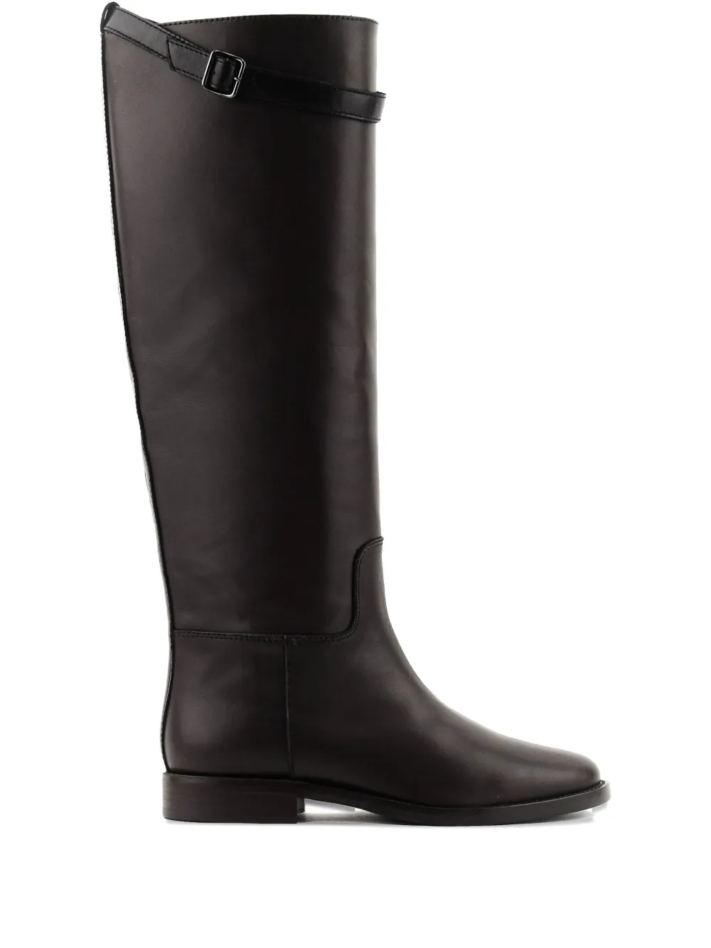 Paul Warmer Buckle-strap Leather Boots In Brown