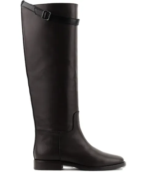 Paul Warmer buckle-strap leather boots