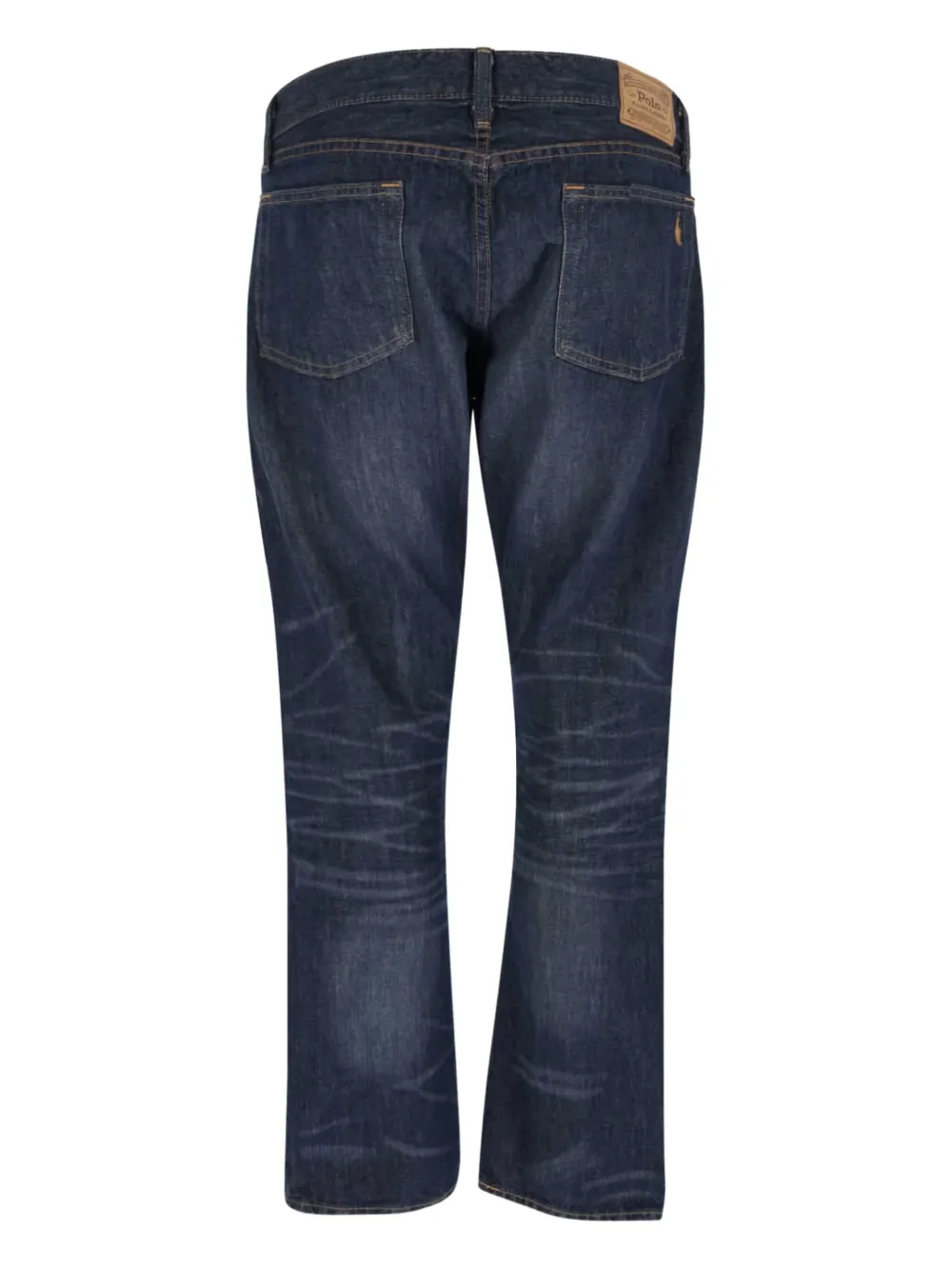 Polo Ralph Lauren embroidered-logo jeans - Blauw