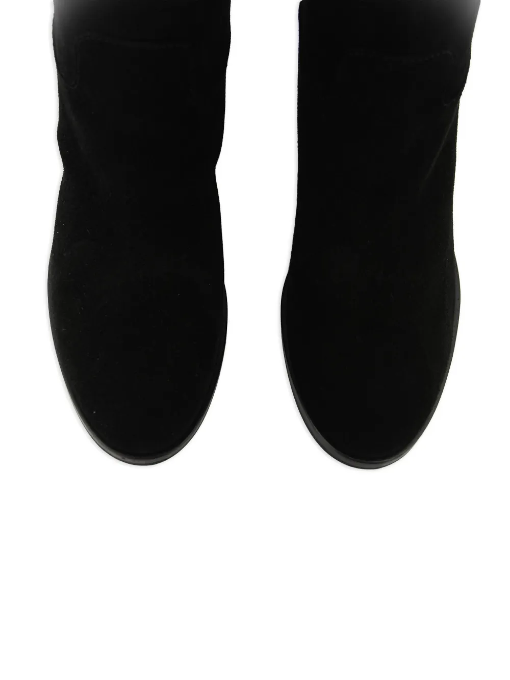 Paul Warmer 75mm Kate Suede Knee-high Boots In Black