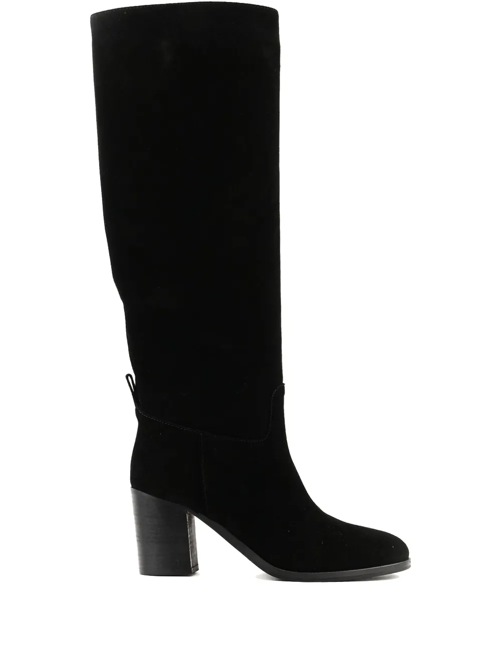 Paul Warmer 75mm Kate Suede Knee-high Boots In Black