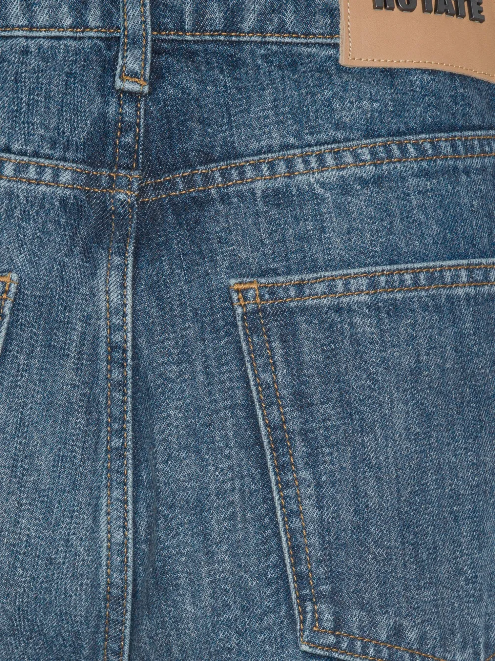 Rotate Birger Christensen Weite Five-pocket-jeans In Blue