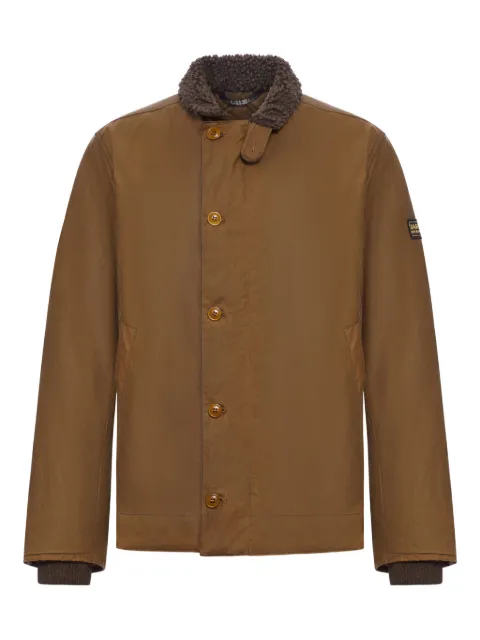 Barbour borg-collar cotton jacket