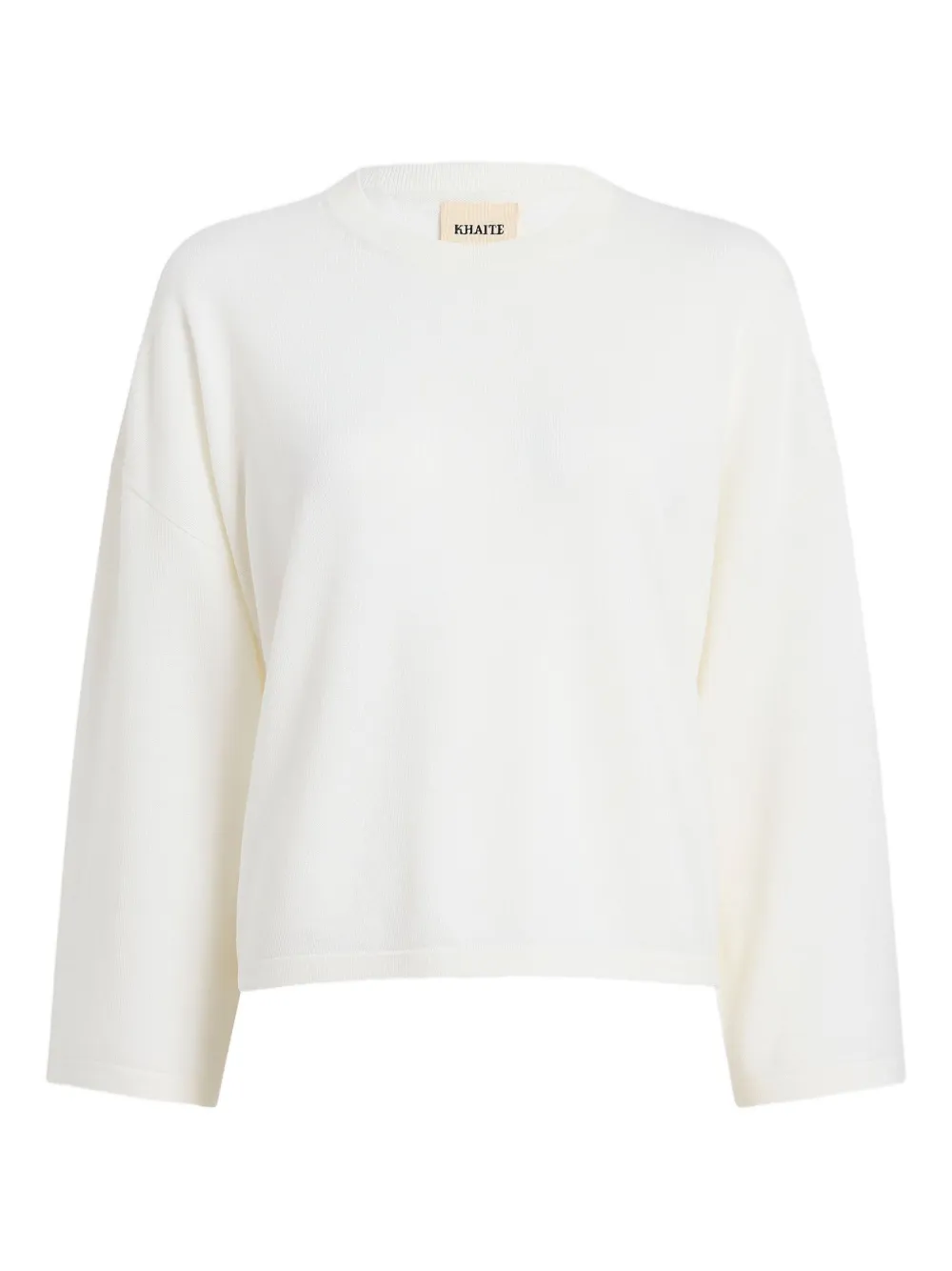 KHAITE wool crew-neck sweater | White | Image 1