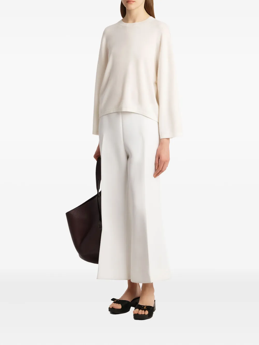 KHAITE wool crew-neck sweater | Knitted Sweaters | Image 2