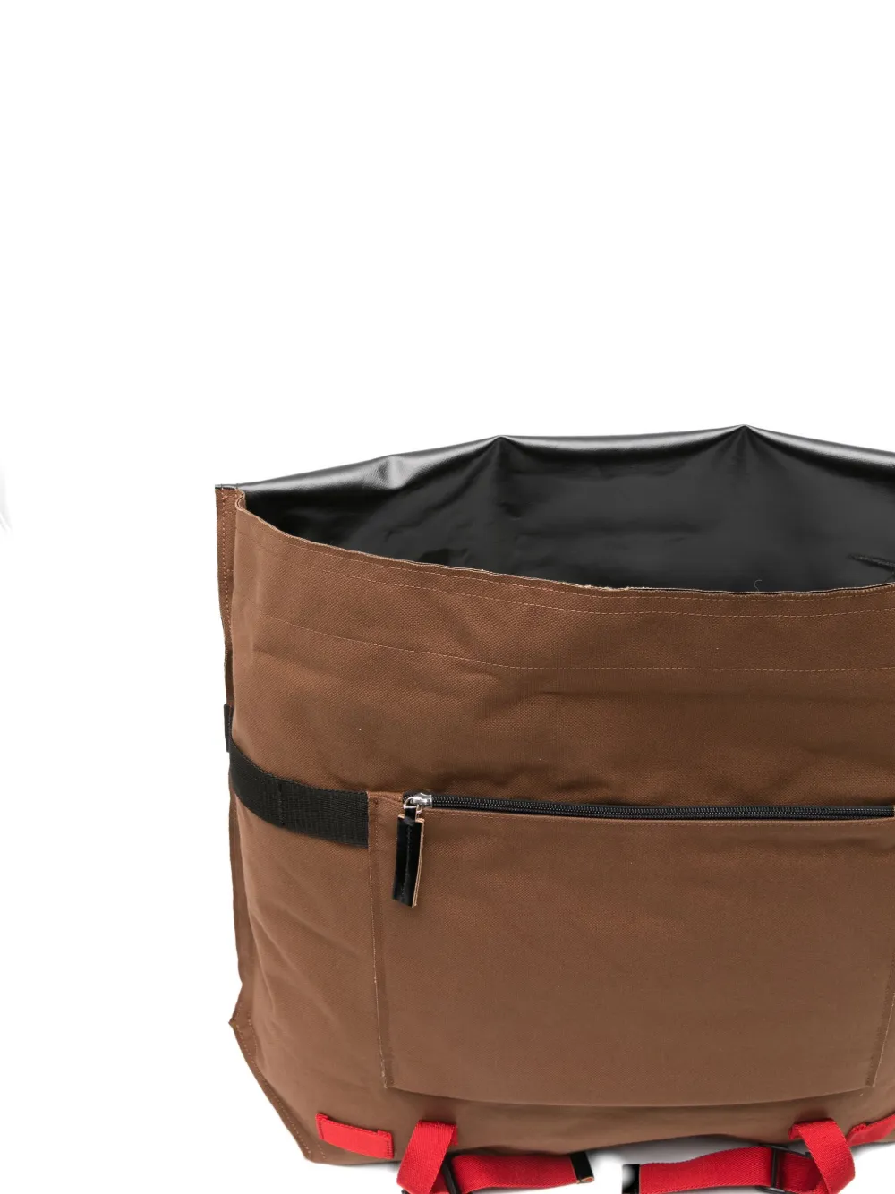 Plan C Schoudertas met print Bruin