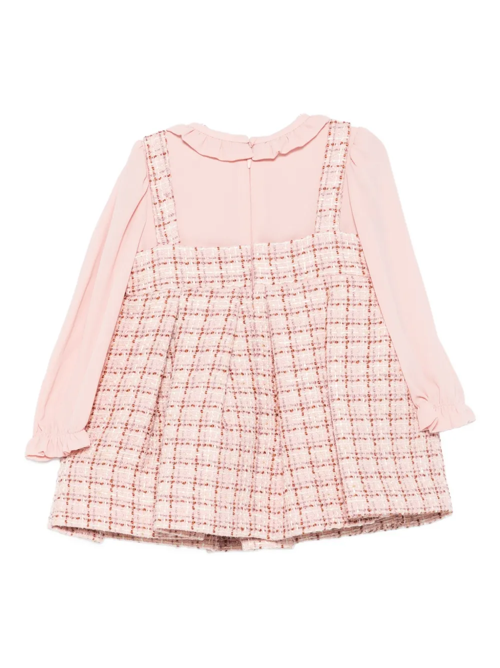 Abel & Lula check-pattern dress - Roze