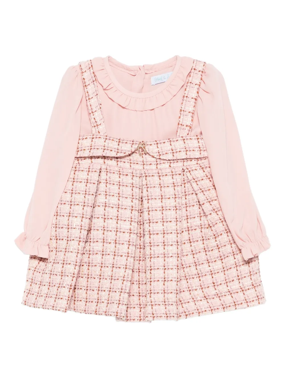 Abel & Lula check-pattern dress | Pink | Image 1