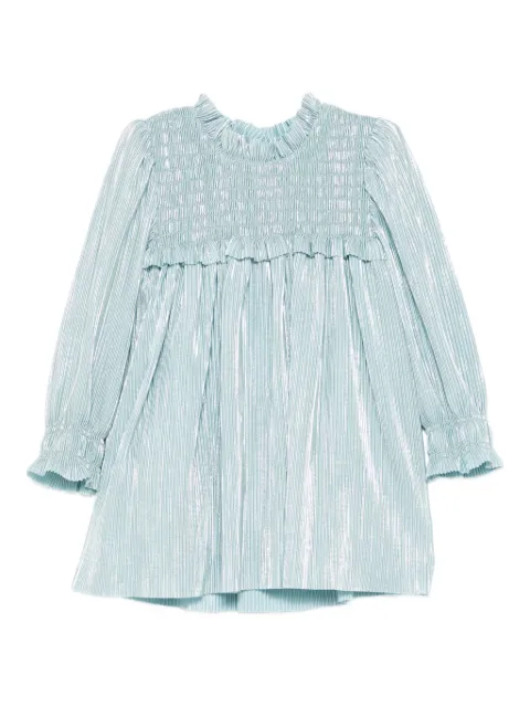 Abel & Lula vestido manga larga con detalle plisado