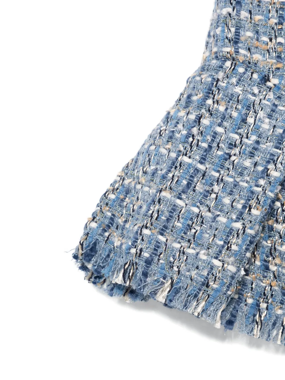 Abel & Lula Tweed plooirok Blauw