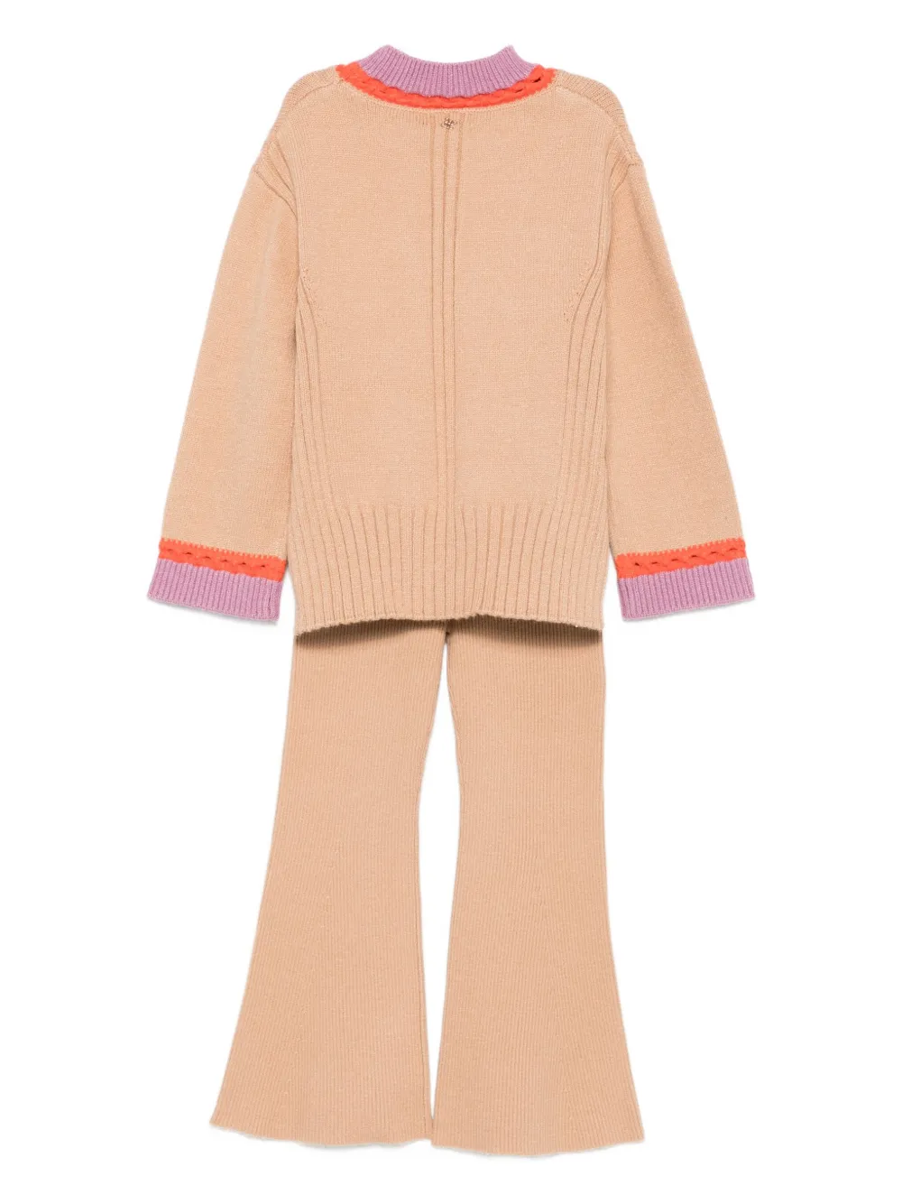 Abel & Lula ribbed-knit trousers set | Girls Trouser Sets | Image 2