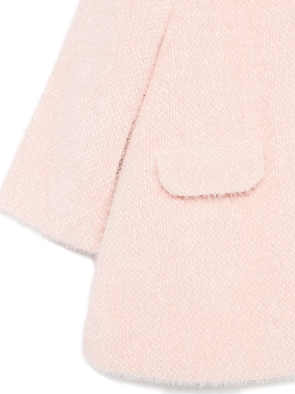 Abel & Lula Welt-pockets Textured Jacket In Pink