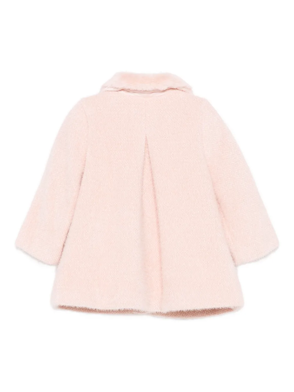 Abel & Lula Welt-pockets Textured Jacket In Pink