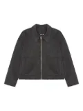 HERSKIND zip-front patch-pocket jacket - Grey