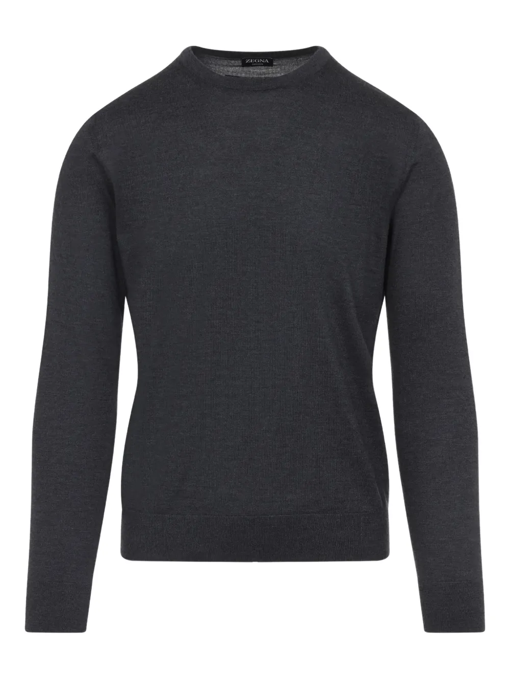 Zegna Kasjmier trui met ronde hals Grijs