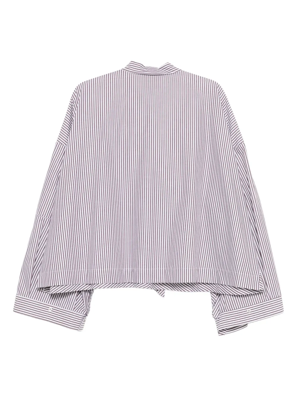 Jejia haut rayé à col noué | Blouses | Image 2