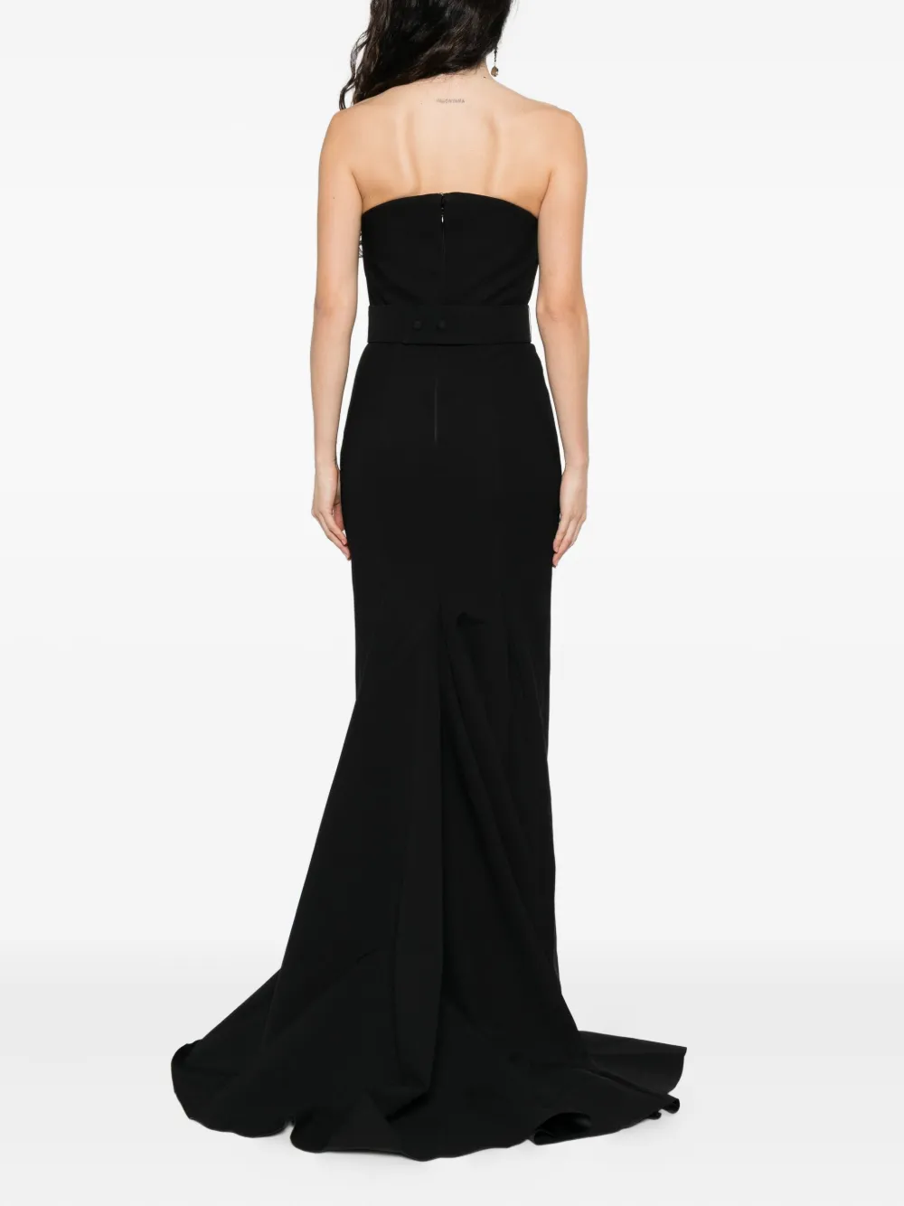 Solace London The Citra maxi-jurk Zwart