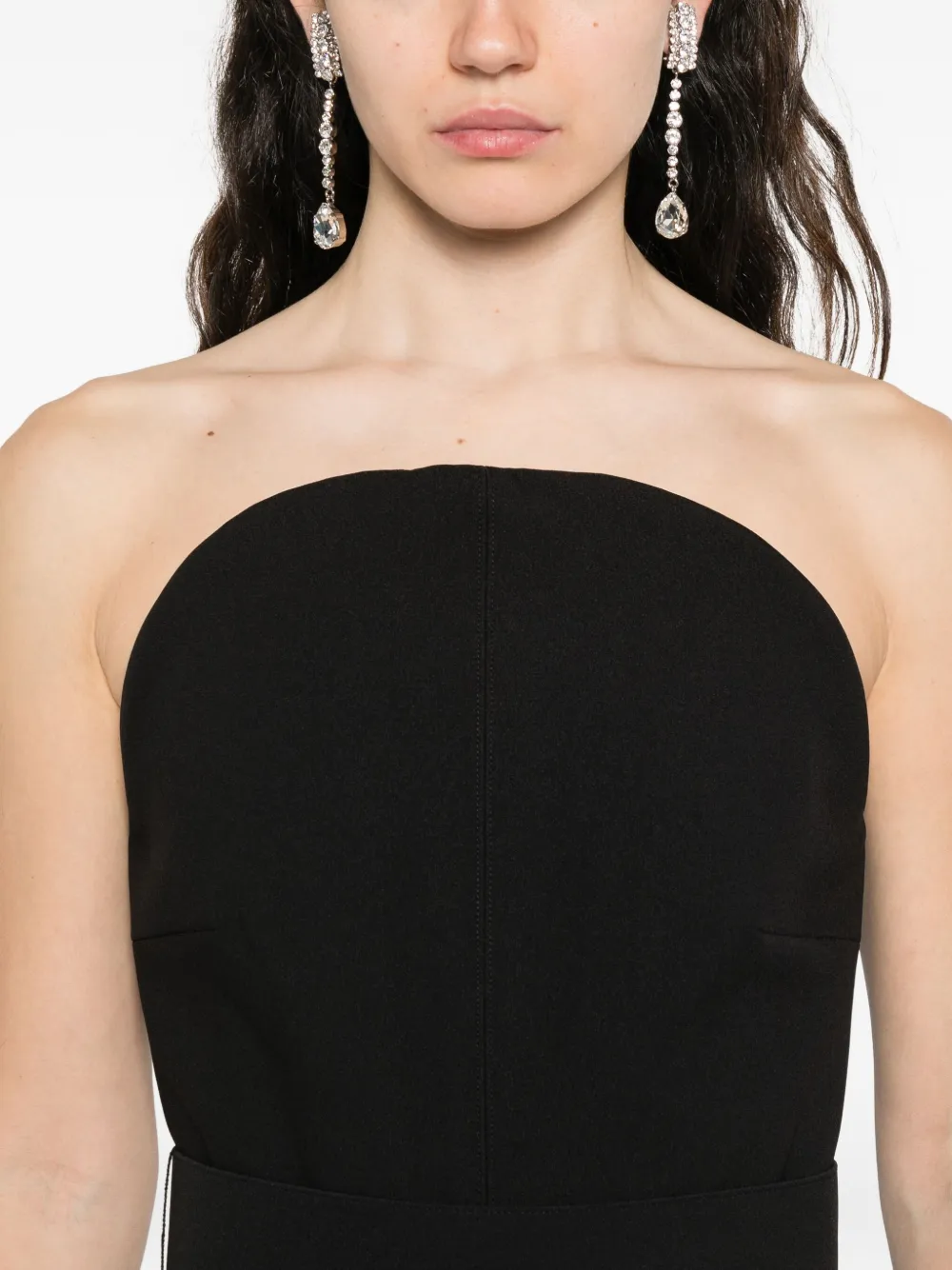 Solace London The Citra maxi-jurk Zwart