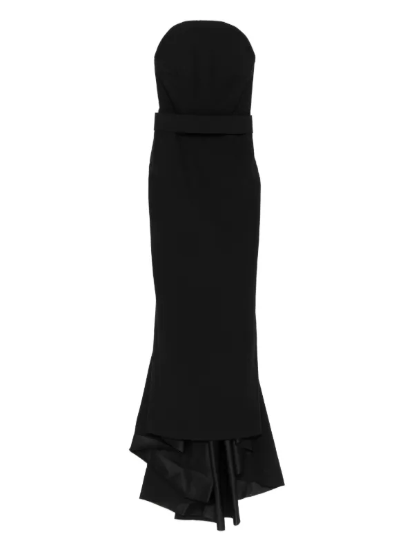 Solace London The Citra Maxi Dress in Black
