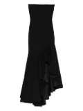 Solace London The Hani asymmetric dress - Black