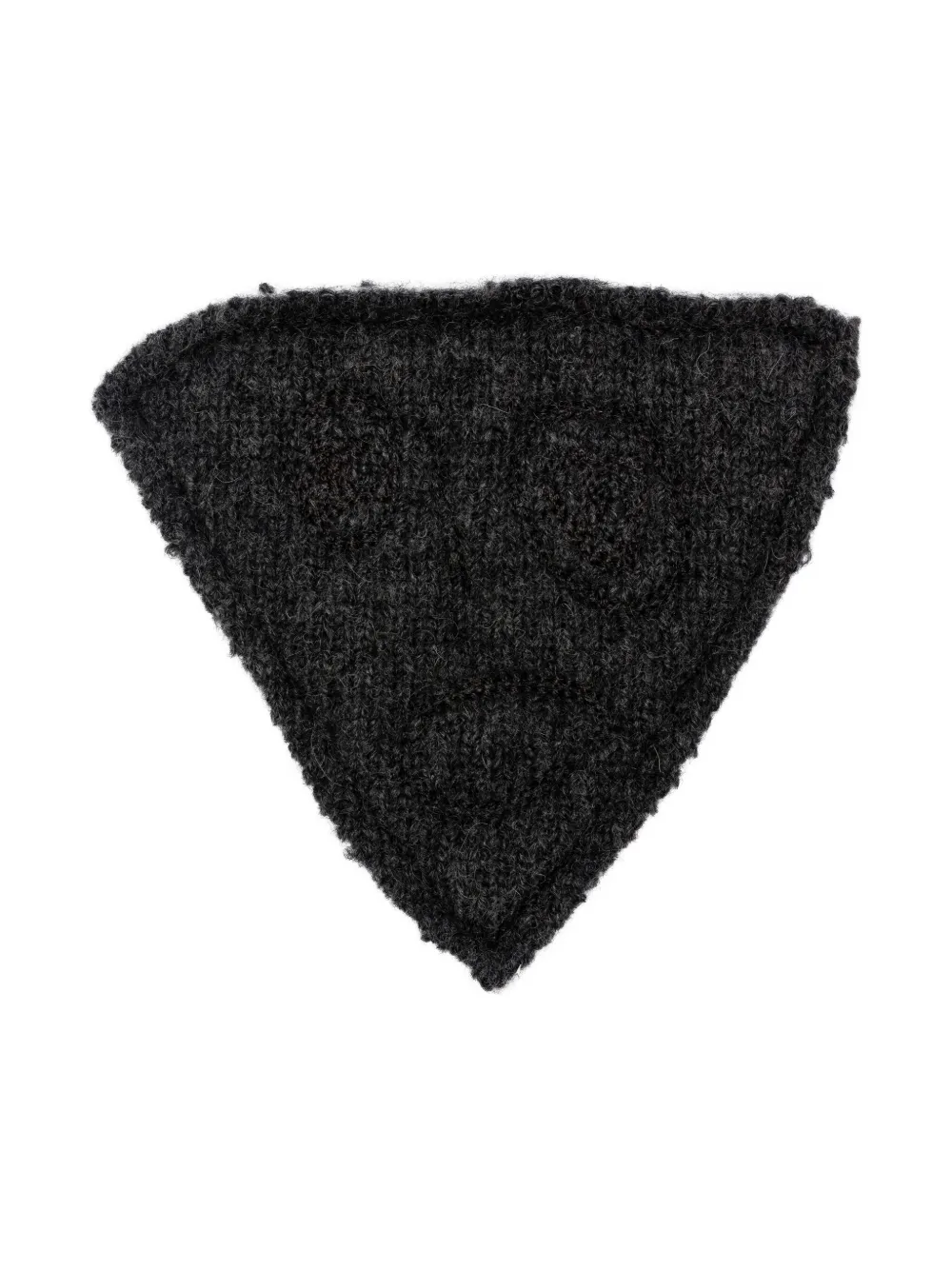 Plan C triangular embroidered pin | Grey | Image 1