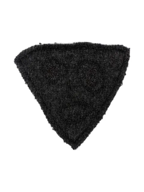 Plan C triangular embroidered pin
