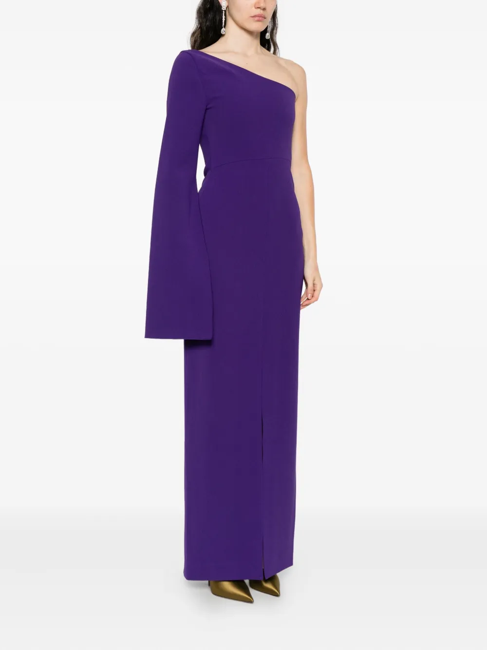Solace London The Alina maxi-jurk Paars