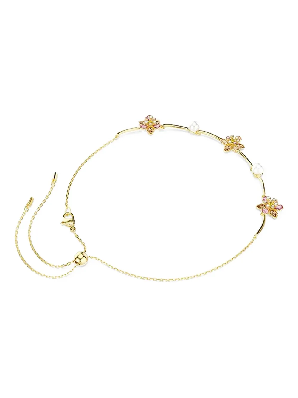 Swarovski Idyllia pearl detail necklace - Goud