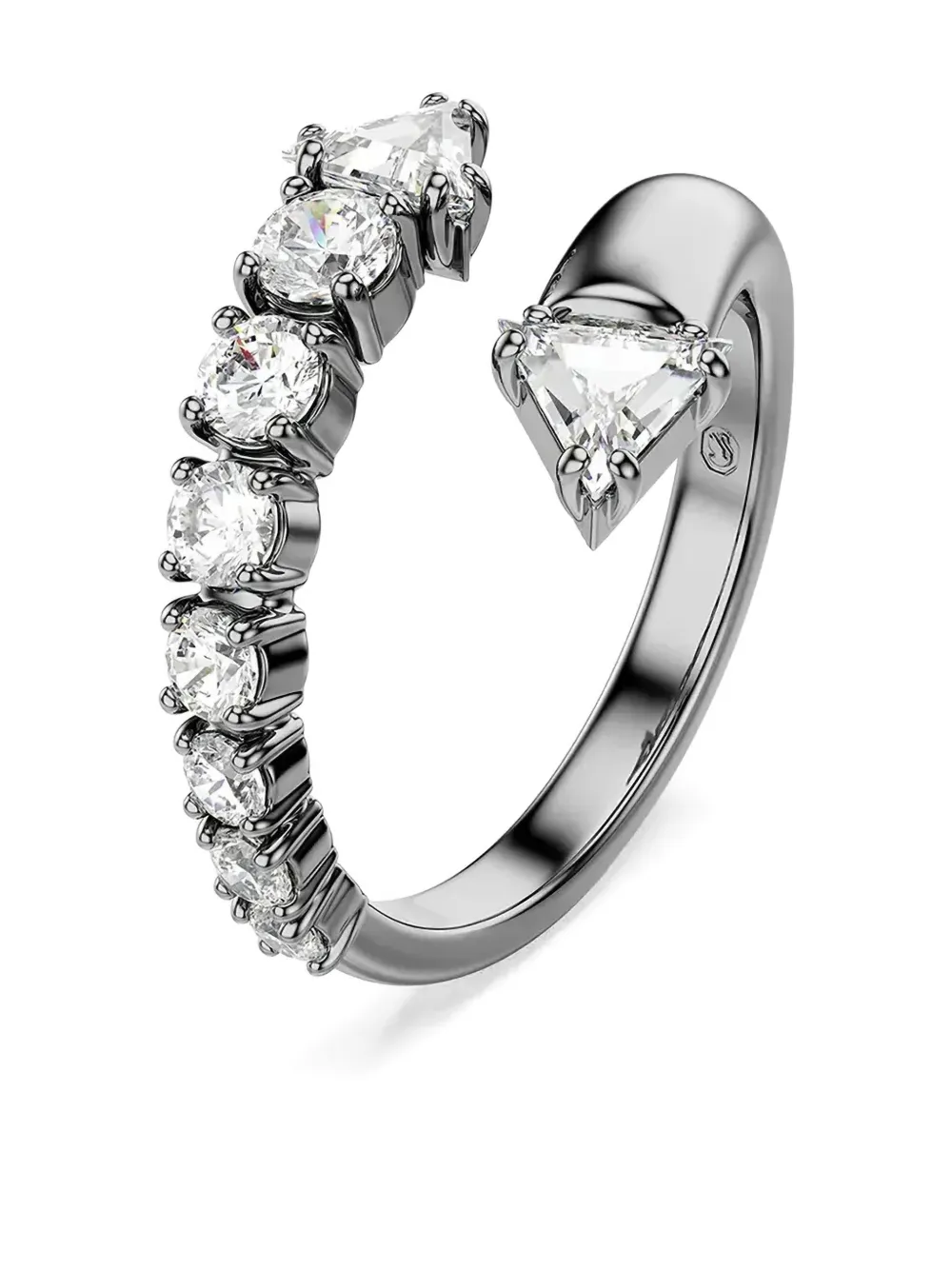 Swarovski triangle crystal ring | Image 2