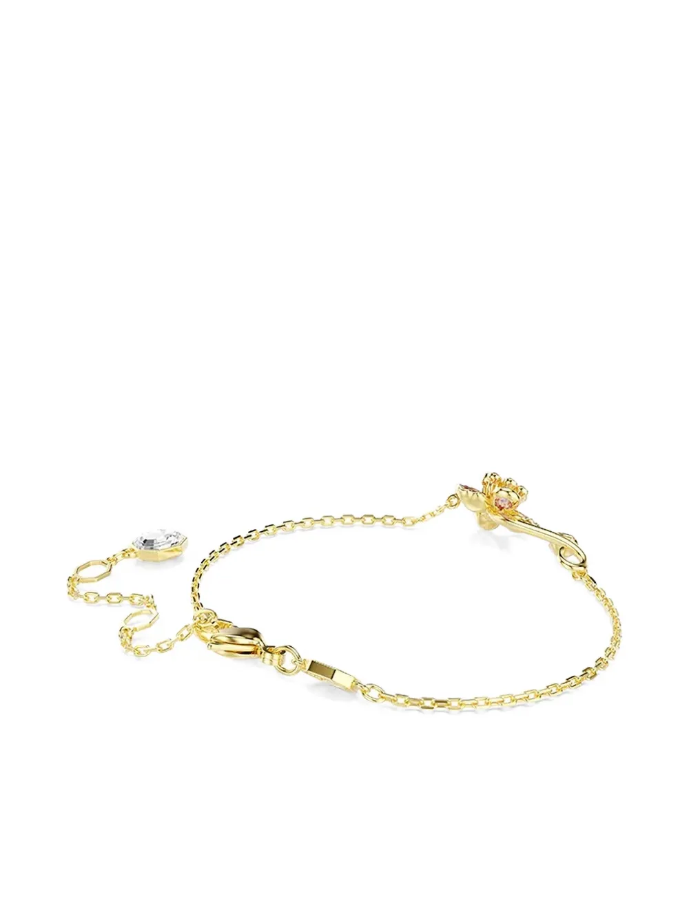Swarovski Idyllia flower charm bracelet - Goud
