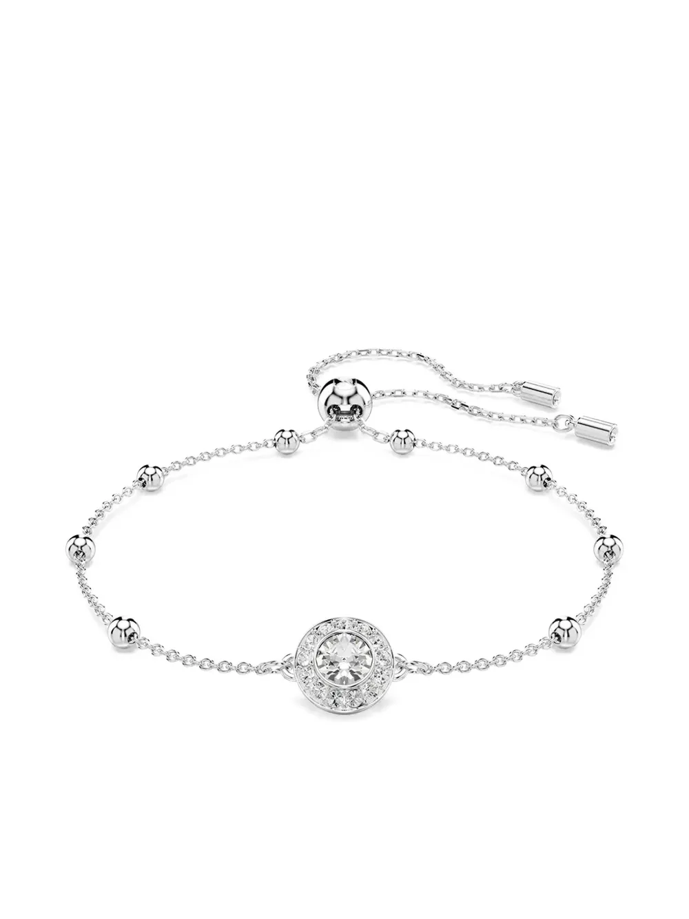 Swarovski Una Angelic Crystal Embellished Chain Bracelet In Silver