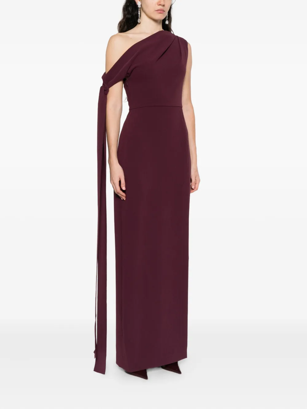 Solace London The Irina maxi-jurk Rood