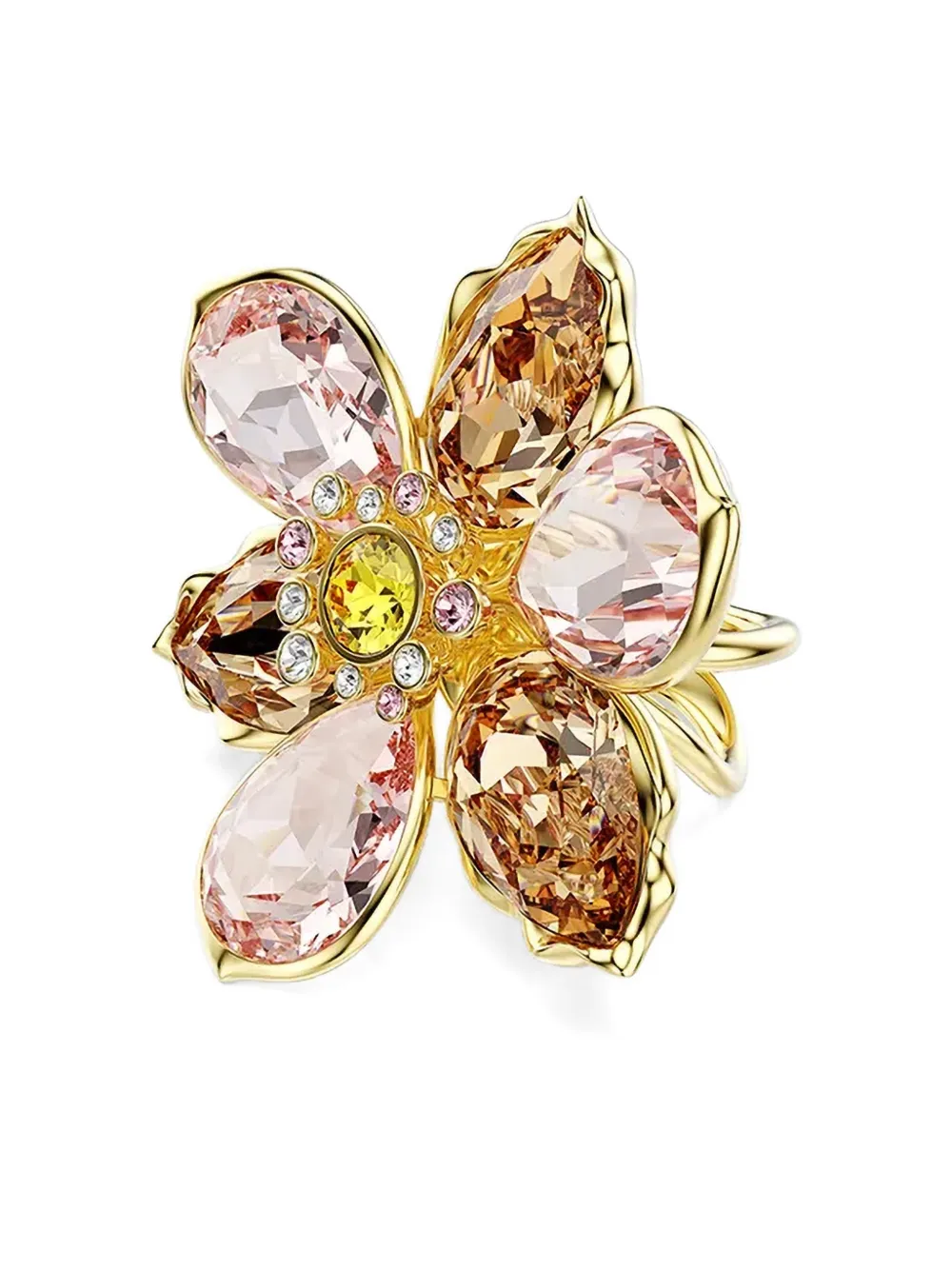 Swarovski flower ring - Oro