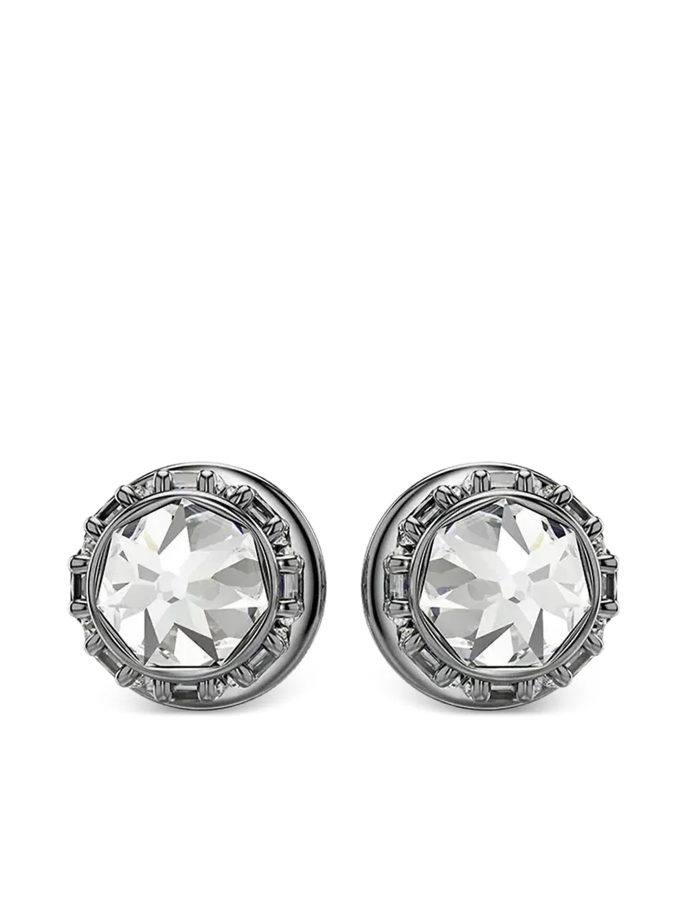 Swarovski crystal embellished earrings - Argento