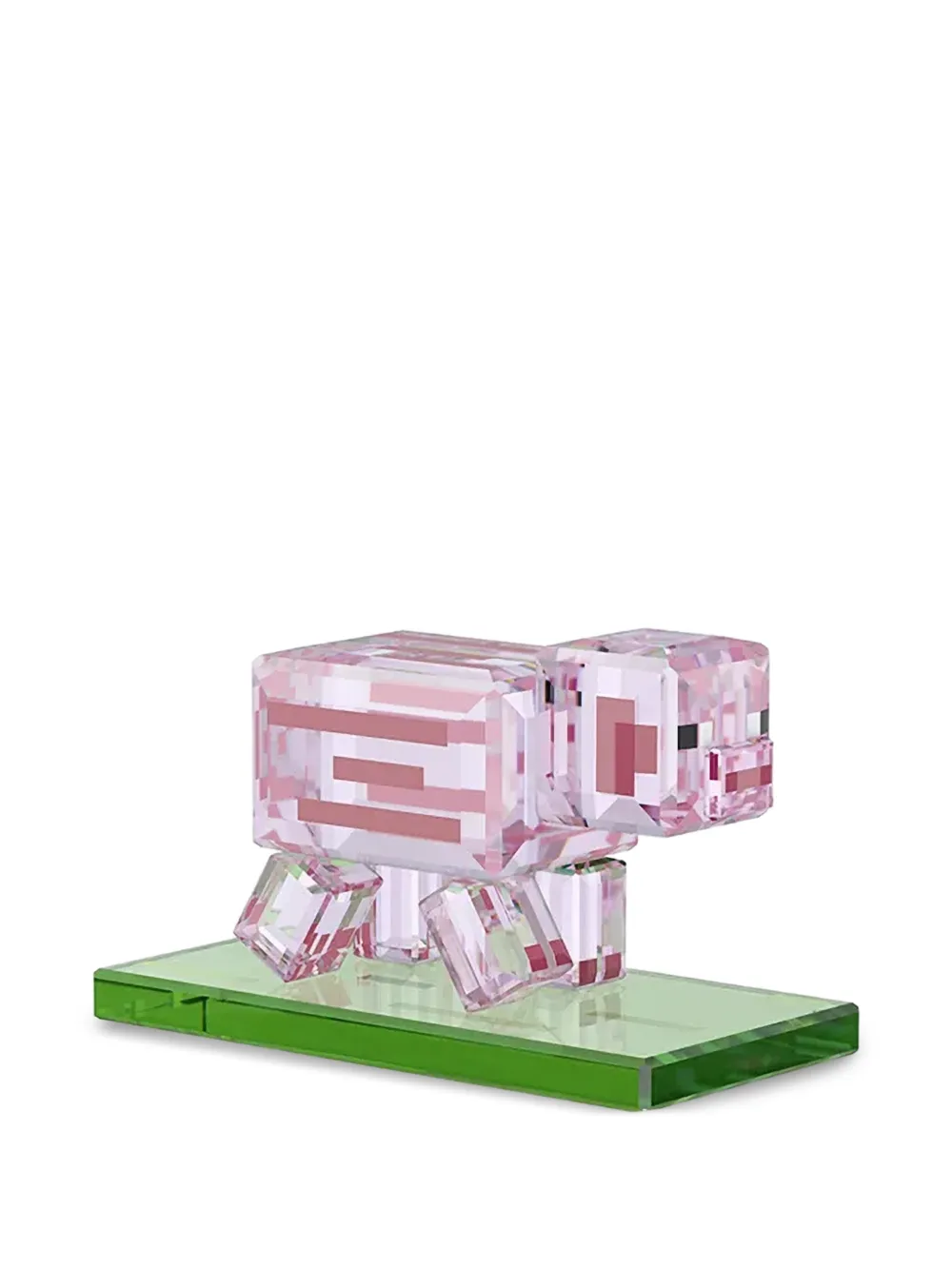 Swarovski Minecraft Pig ornament | Pink | Image 1