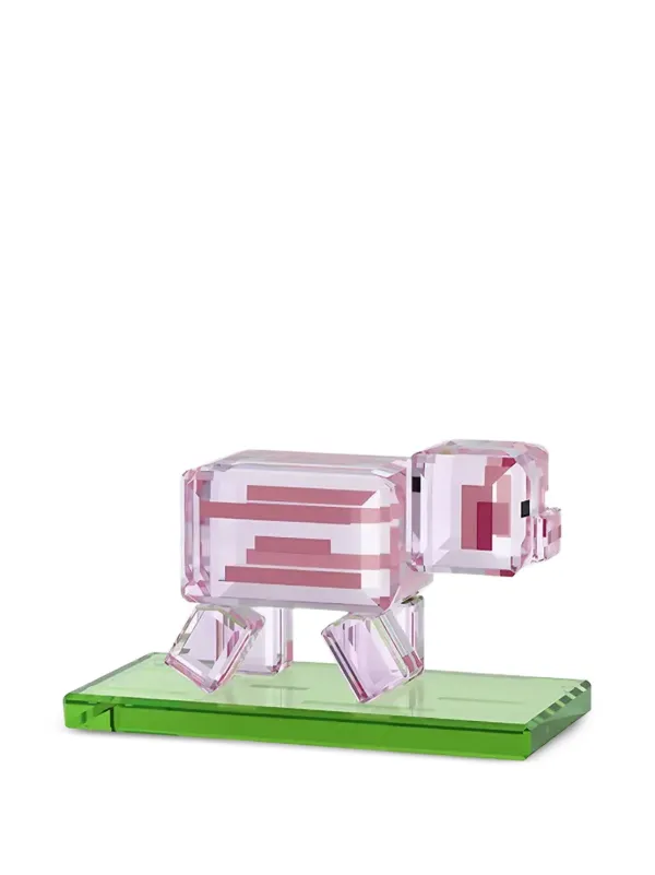 Swarovski Minecraft Pig Ornament | Pink | FARFETCH