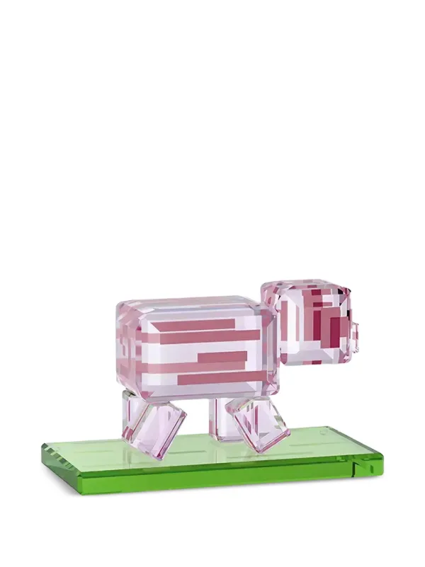 Swarovski Minecraft Pig Ornament | Pink | FARFETCH