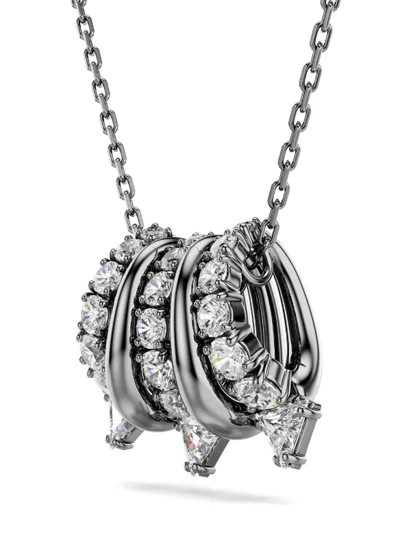 Swarovski Sublima クリスタル ネックレス | シルバートーン | FARFETCH JP