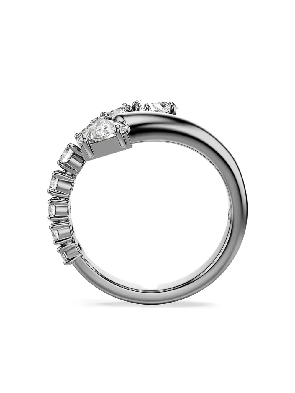 Swarovski Sublima triangle detail ring | argent | Image 1