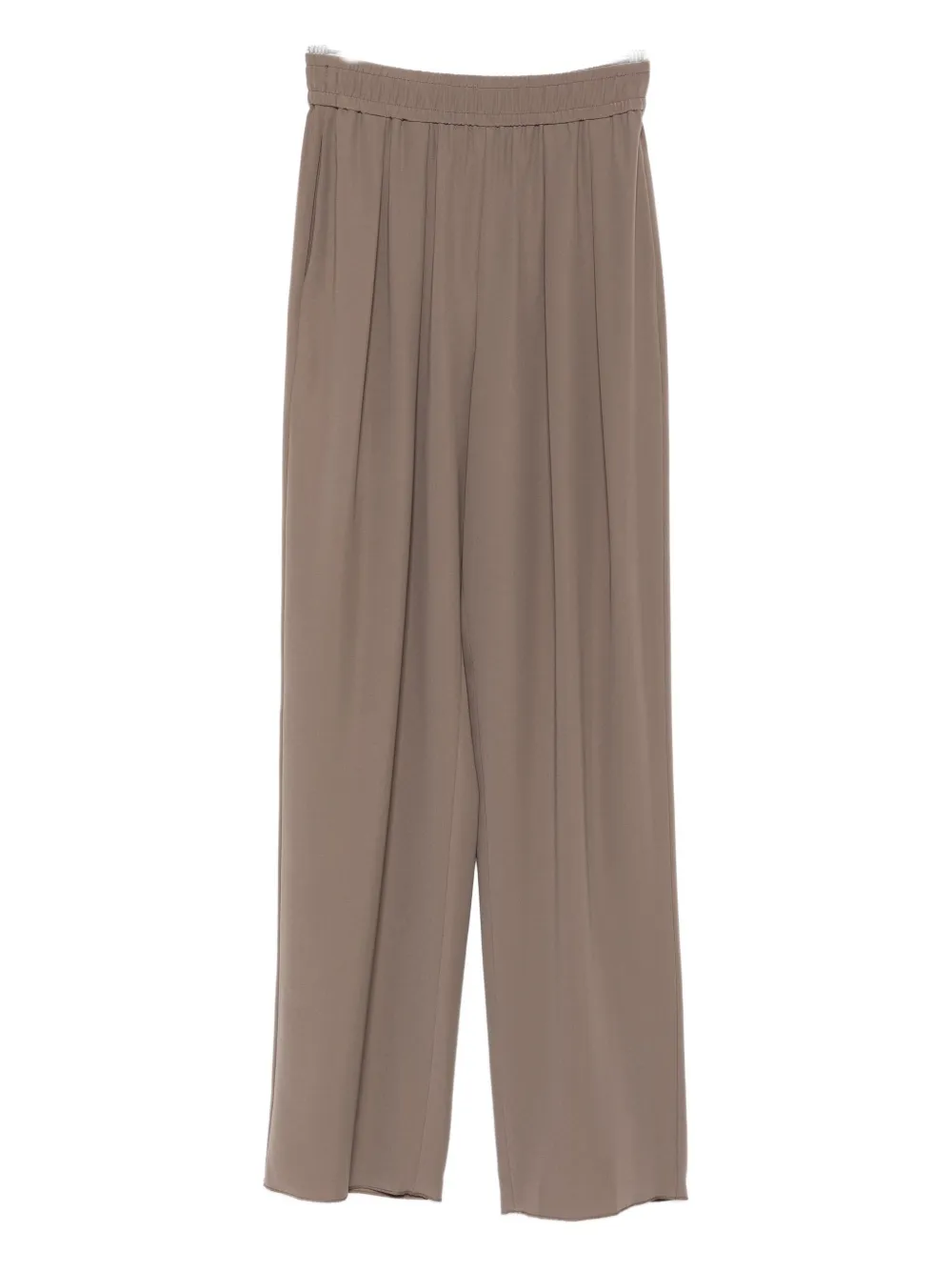 Emporio Armani Elastic-waistband Trousers In Gray