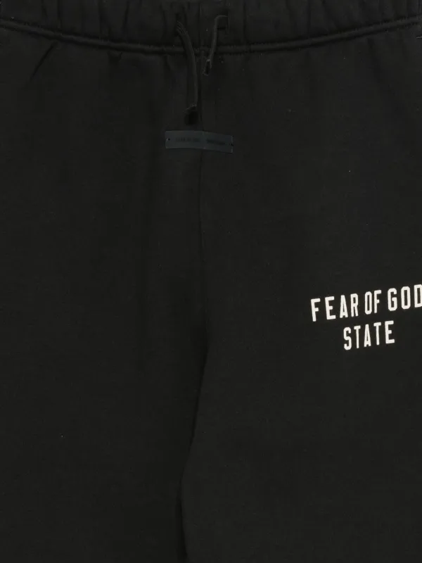 FEAR OF GOD ESSENTIALS KIDS ロゴ スウェットパンツ | ブラック