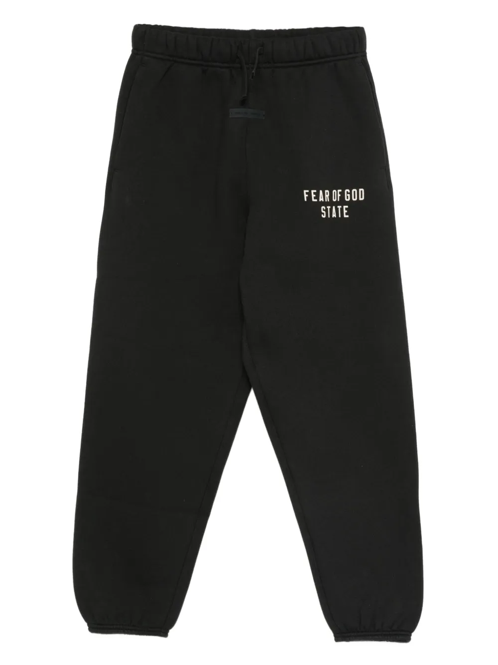 FEAR OF GOD ESSENTIALS KIDS logo-detail  sweatpants | Black | Image 1