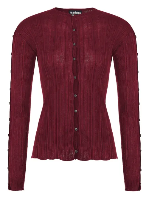 Cardigan Touch à design nervuré - Protémoa - Modalova